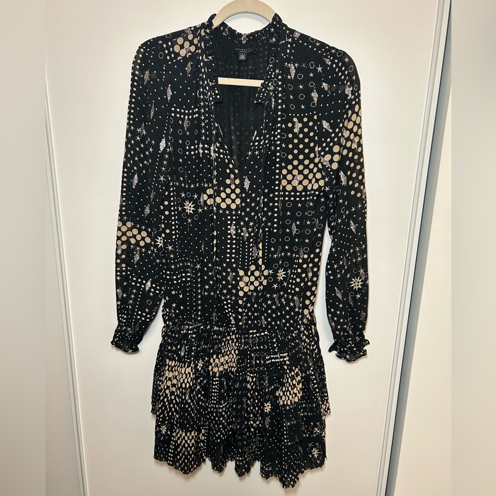 NWOT - CURRENT AIR NIGHT SKY LAUREL DRESS - L